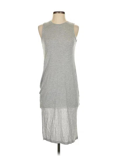 Pre-owned H&m Casual Dress In Gray