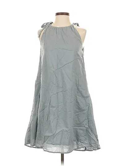 Pre-owned H&m Casual Dress In Gray
