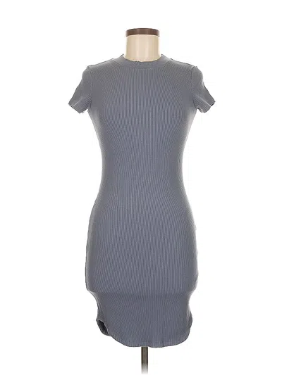Pre-owned H&m Casual Dress In Gray