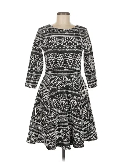 Pre-owned H&m Casual Dress In Gray