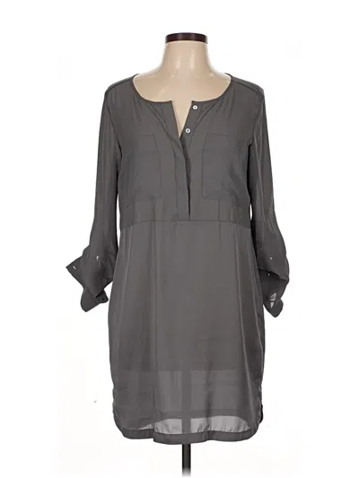 Pre-owned H&m Casual Dress In Gray