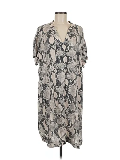 Pre-owned H&m Casual Dress In Gray