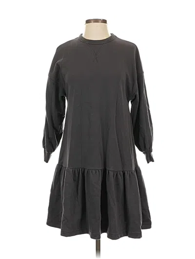 Pre-owned H&m Casual Dress In Gray