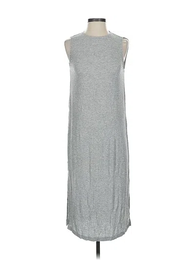 Pre-owned H&m Casual Dress In Gray