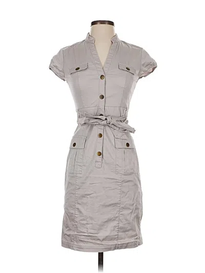 Pre-owned H&m Casual Dress In Gray