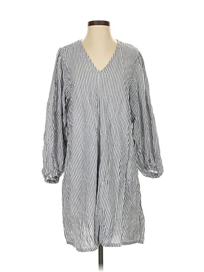 Pre-owned H&m Casual Dress In Gray
