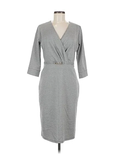 Pre-owned H&m Casual Dress In Gray
