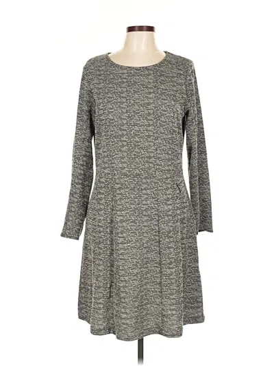 Pre-owned H&m Casual Dress In Gray
