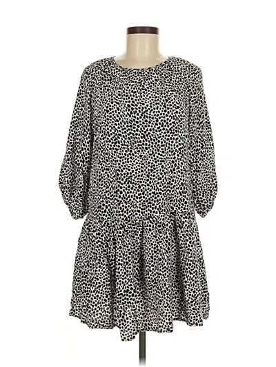 Pre-owned H&m Casual Dress In Gray