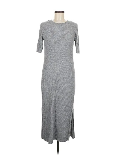 Pre-owned H&m Casual Dress In Gray