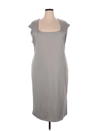 Pre-owned H&m Casual Dress In Gray