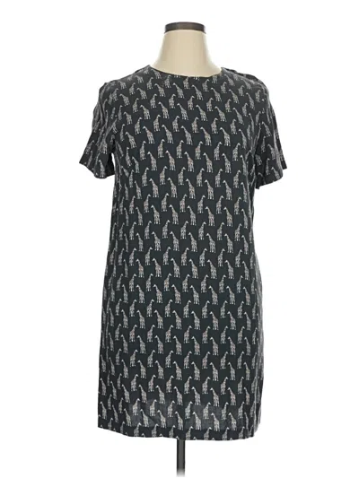 Pre-owned H&m Casual Dress In Gray