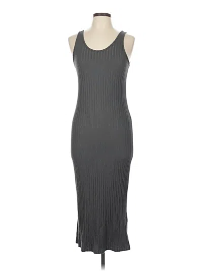 Pre-owned H&m Casual Dress In Gray