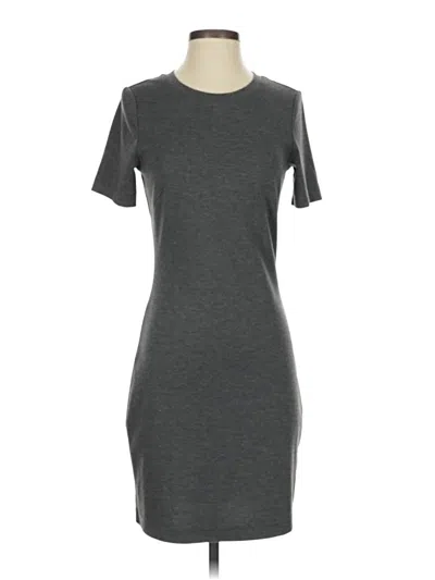 Pre-owned H&m Casual Dress In Gray