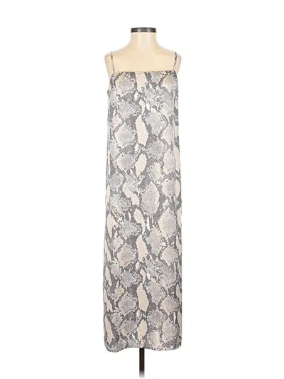 Pre-owned H&m Casual Dress In Gray