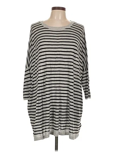 Pre-owned H&m Casual Dress In Gray