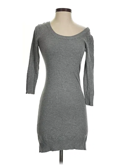 Pre-owned H&m Casual Dress In Gray