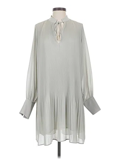 Pre-owned H&m Casual Dress In Gray
