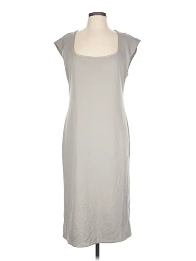 Pre-owned H&m Casual Dress In Gray