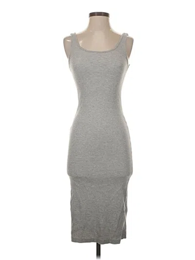Pre-owned H&m Casual Dress In Gray