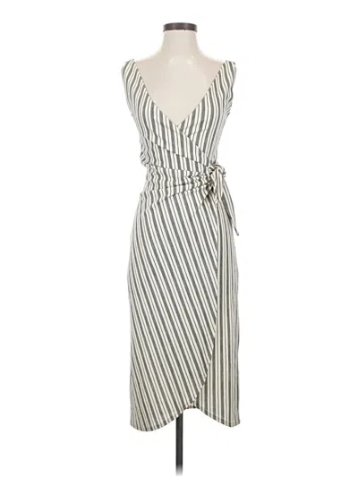 Pre-owned H&m Casual Dress In Gray