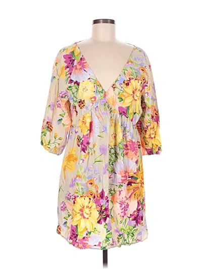 Pre-owned H&m Casual Dress In Gray