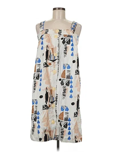 Pre-owned H&m Casual Dress In Gray