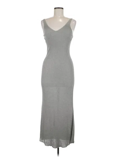 Pre-owned H&m Casual Dress In Gray