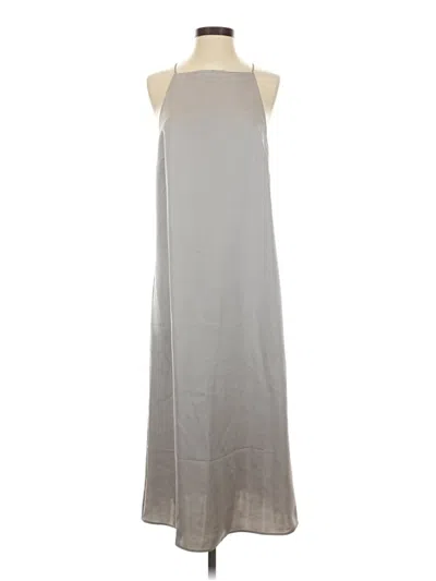 Pre-owned H&m Casual Dress In Gray