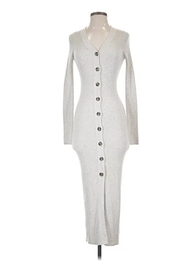 Pre-owned H&m Casual Dress In Gray
