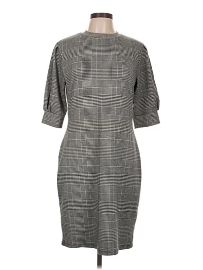 Pre-owned H&m Casual Dress In Gray