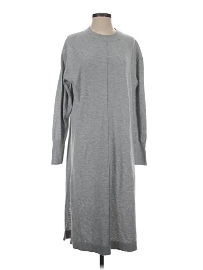 Pre-owned H&m Casual Dress In Gray