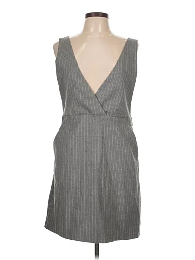 Pre-owned H&m Casual Dress In Gray