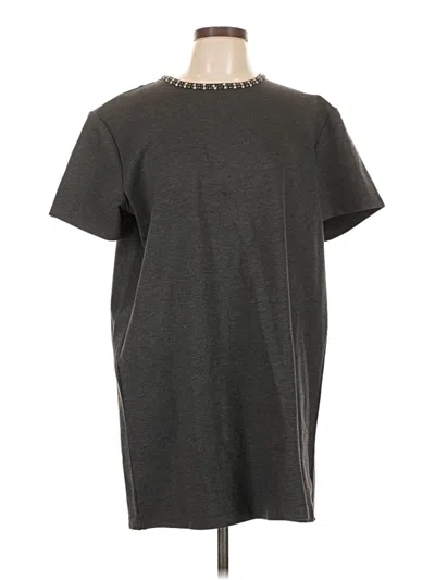 Pre-owned H&m Casual Dress In Gray