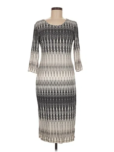 Pre-owned H&m Casual Dress In Gray