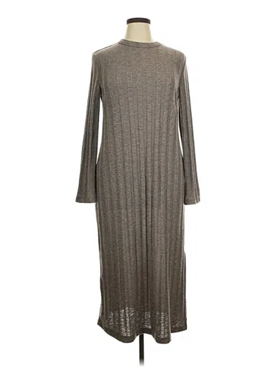 Pre-owned H&m Casual Dress In Gray