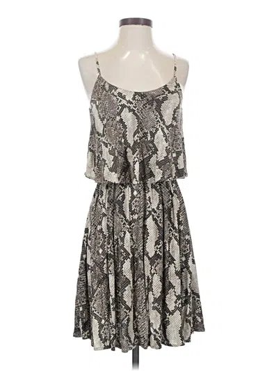 Pre-owned H&m Casual Dress In Gray
