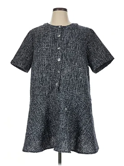 Pre-owned H&m Casual Dress In Gray