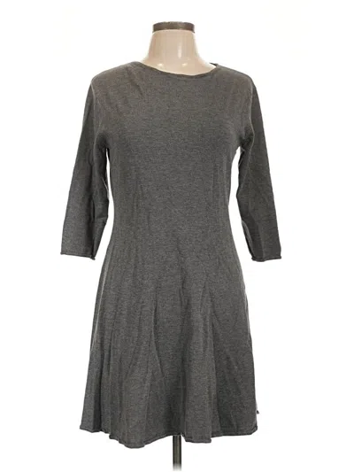 Pre-owned H&m Casual Dress In Gray