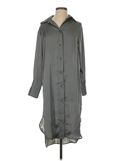 Pre-owned H&m Casual Dress In Gray