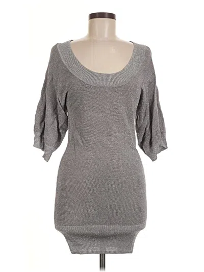 Pre-owned H&m Casual Dress In Gray