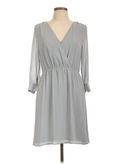 Pre-owned H&m Casual Dress In Gray
