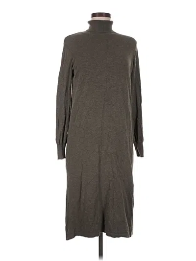 Pre-owned H&m Casual Dress In Gray