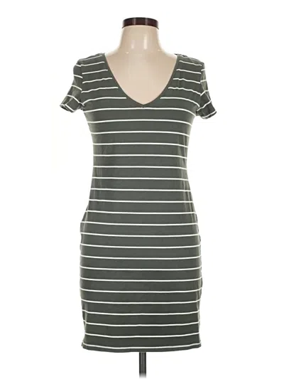 Pre-owned H&m Casual Dress In Gray