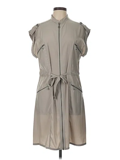 Pre-owned H&m Casual Dress In Gray