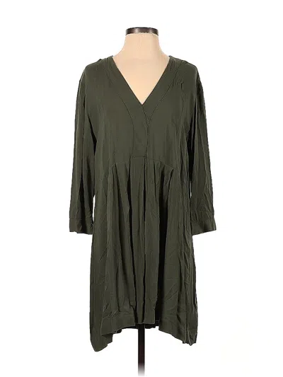 Pre-owned H&m Casual Dress In Green