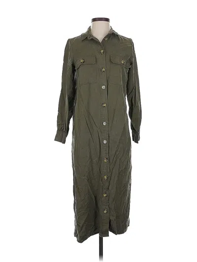 Pre-owned H&m Casual Dress In Green