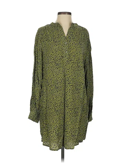 Pre-owned H&m Casual Dress In Green