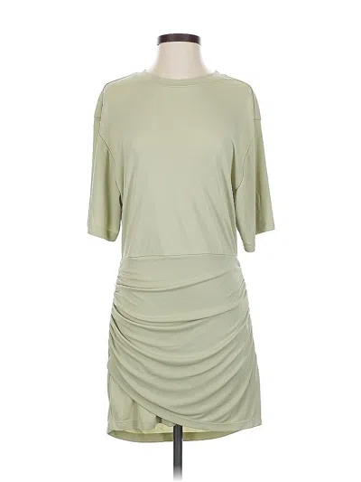 Pre-owned H&m Casual Dress In Green