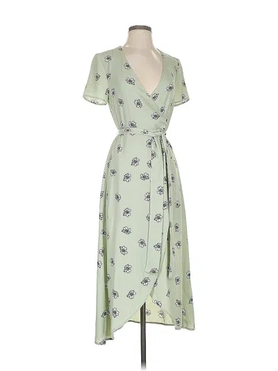 Pre-owned H&m Casual Dress In Green